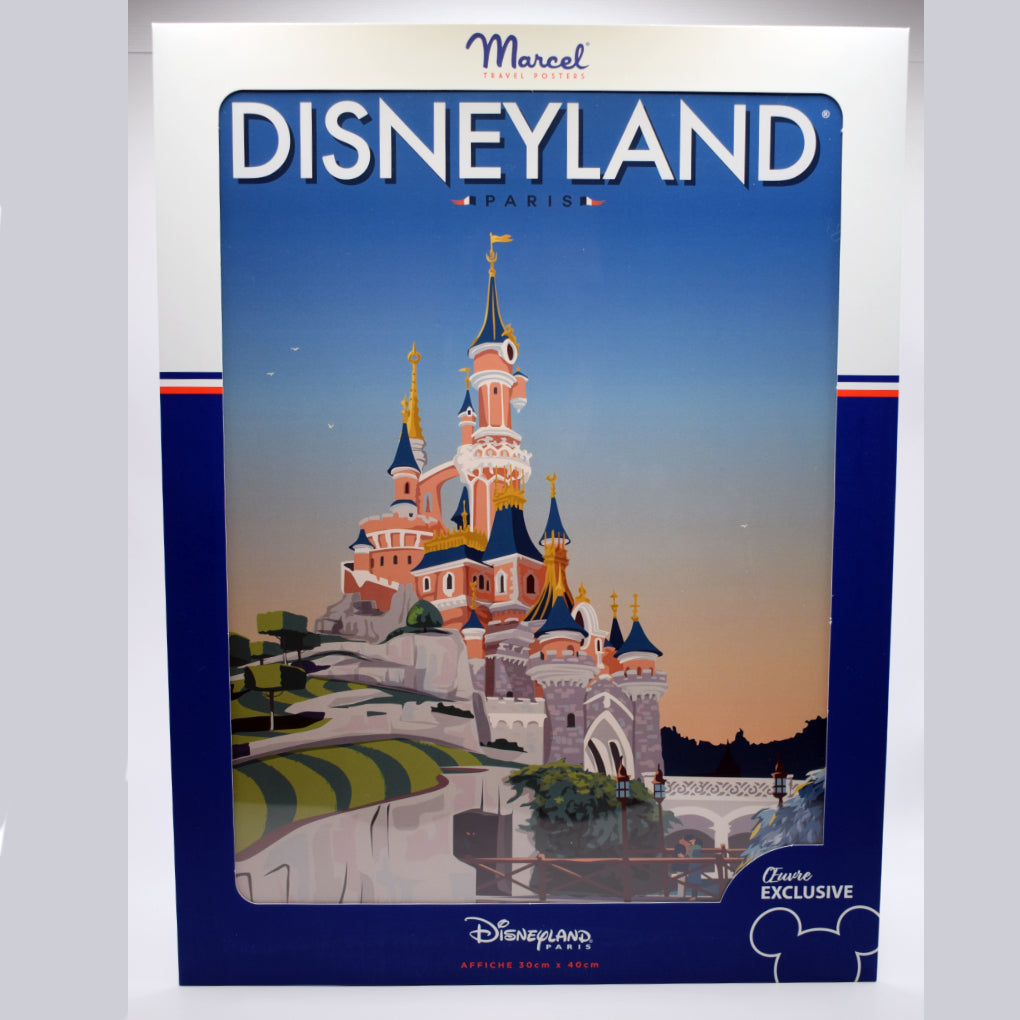 Disneyland Paris Exclusive Travel Poster by Marcel - Castle