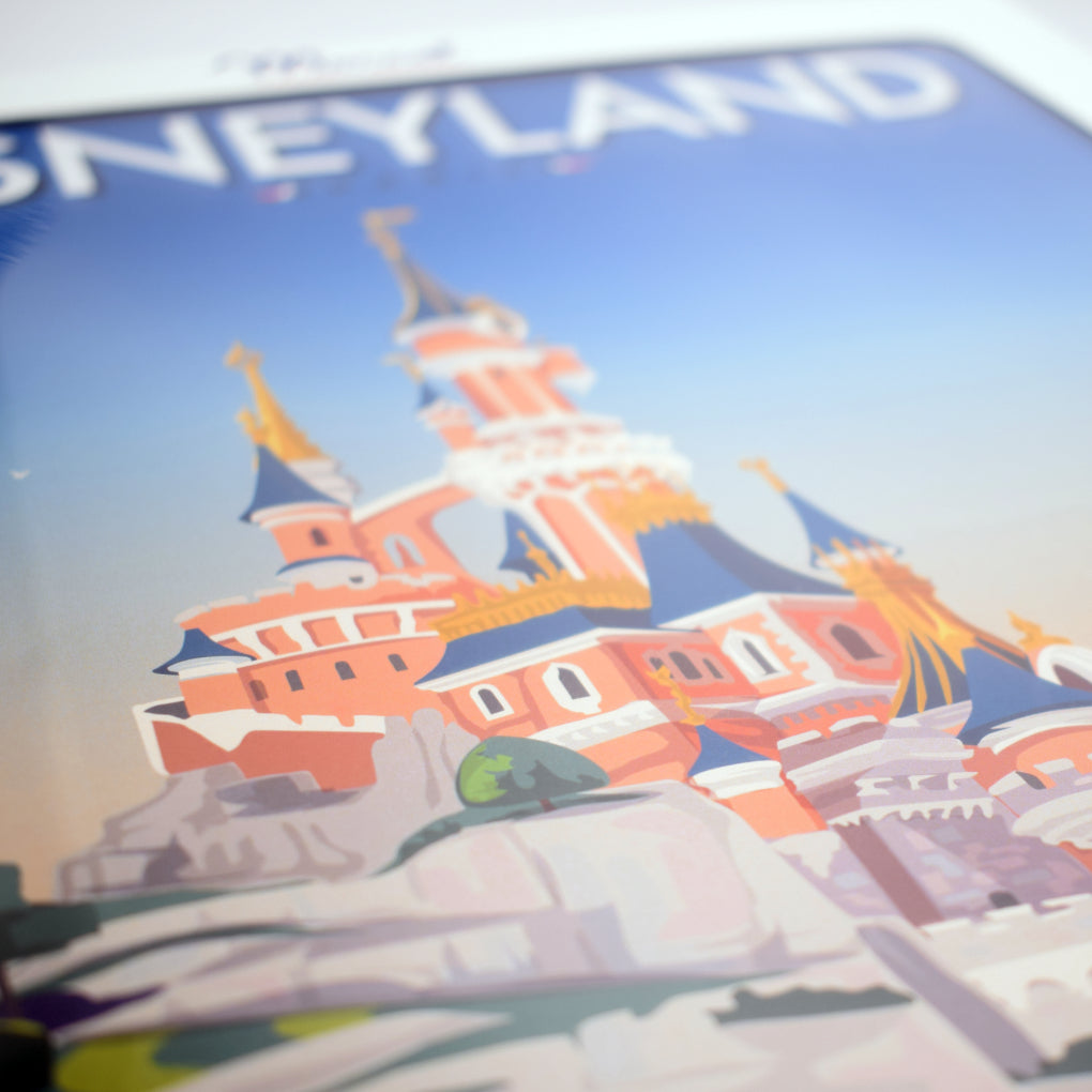 Disneyland Paris Exclusive Travel Poster by Marcel - Castle