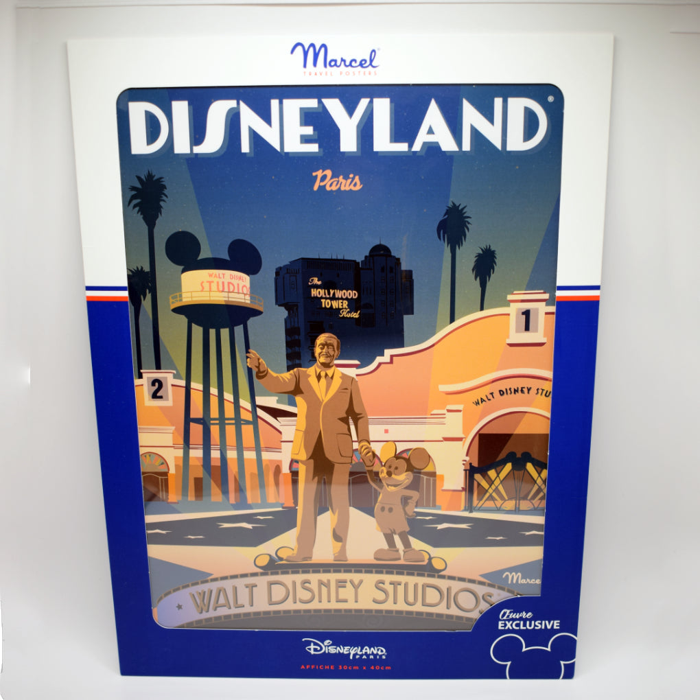 Disneyland Paris Exclusive Travel Poster by Marcel - Walt Disney Studios Park