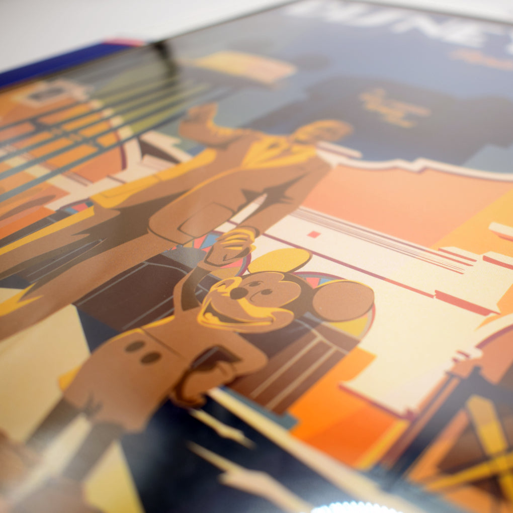 Disneyland Paris Exclusive Travel Poster by Marcel - Walt Disney Studios Park