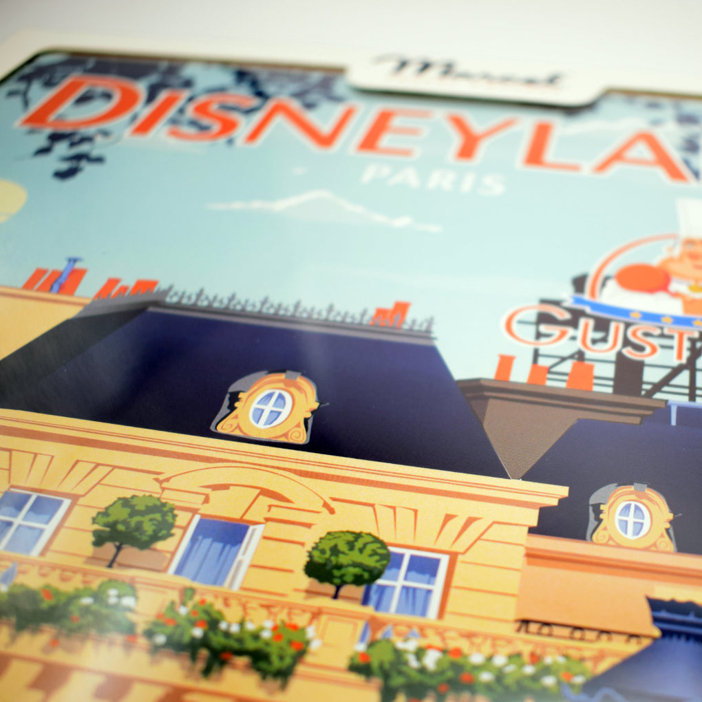 Disneyland Paris Exclusive Travel Poster by Marcel - Bistrot Chez Rémy