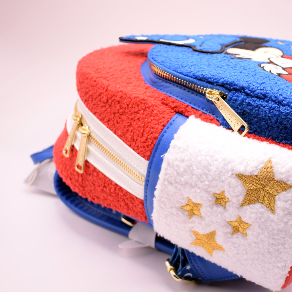 Loungefly Sorcerer Mickey Sherpa Mini Backpack