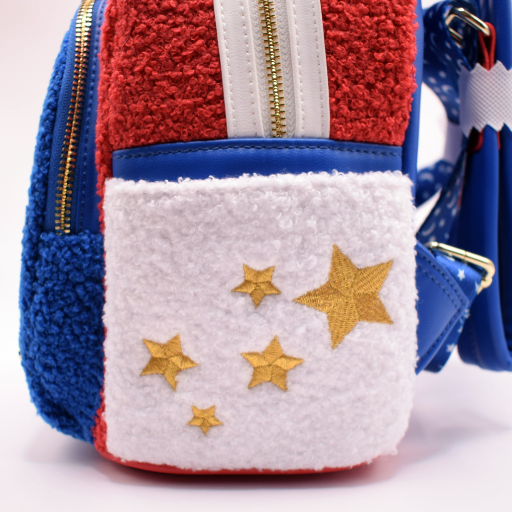 Loungefly Sorcerer Mickey Sherpa Mini Backpack