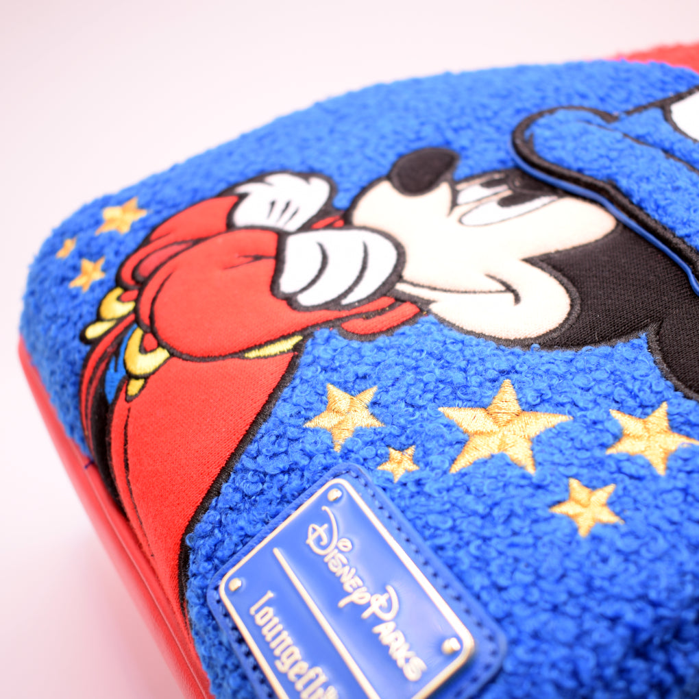 Loungefly Sorcerer Mickey Sherpa Mini Backpack