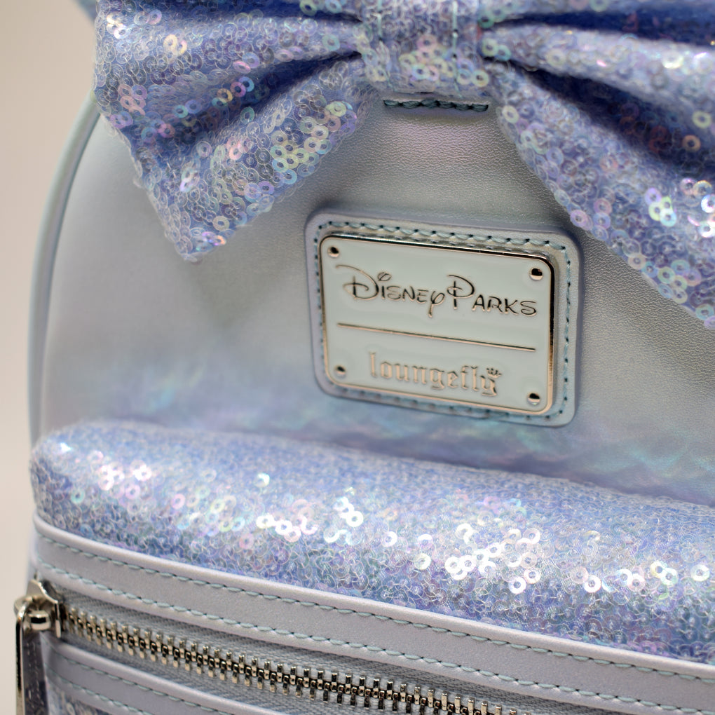 Loungefly Minnie Mouse Iridescent Sequin Mini Backpack