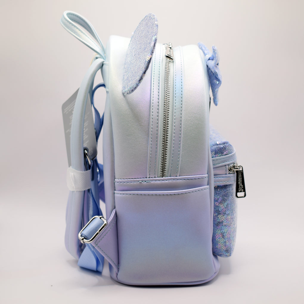 Loungefly Minnie Mouse Iridescent Sequin Mini Backpack