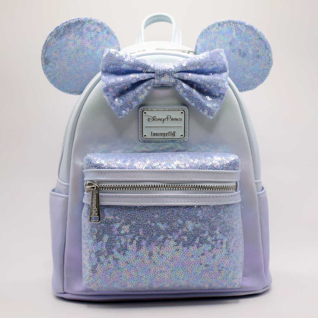 Loungefly Minnie Mouse Iridescent Sequin Mini Backpack